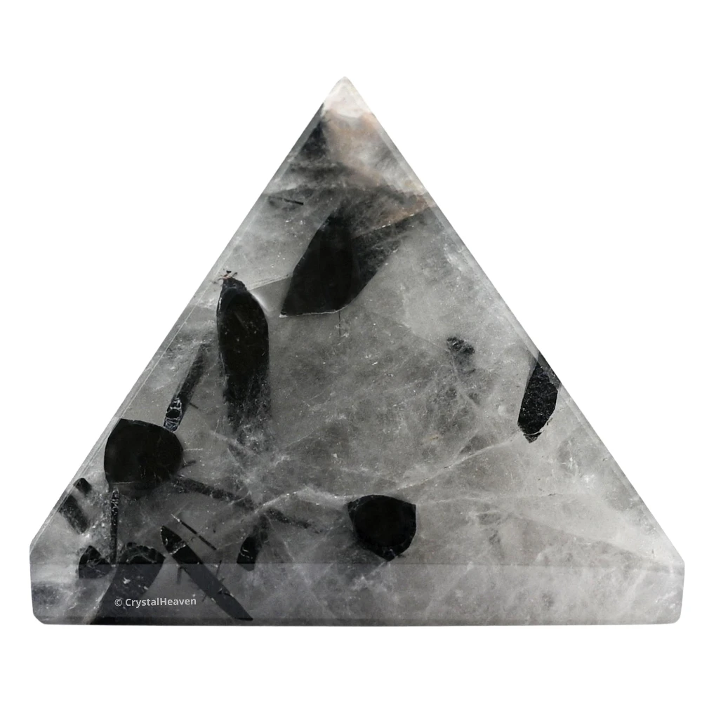 Black Rutilated Quartz Pyramid (2 Inch)