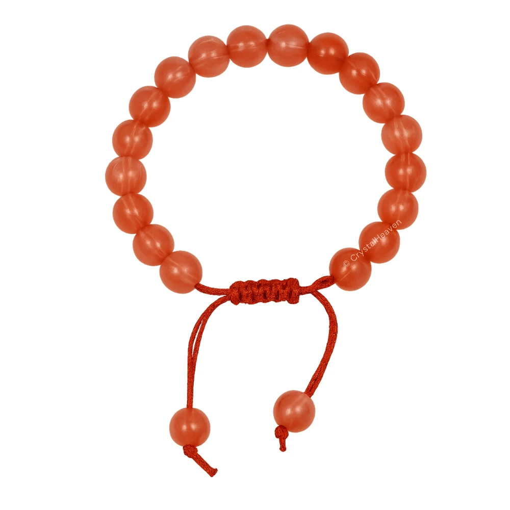 Cherry Quartz Bracelet (Adjustable)