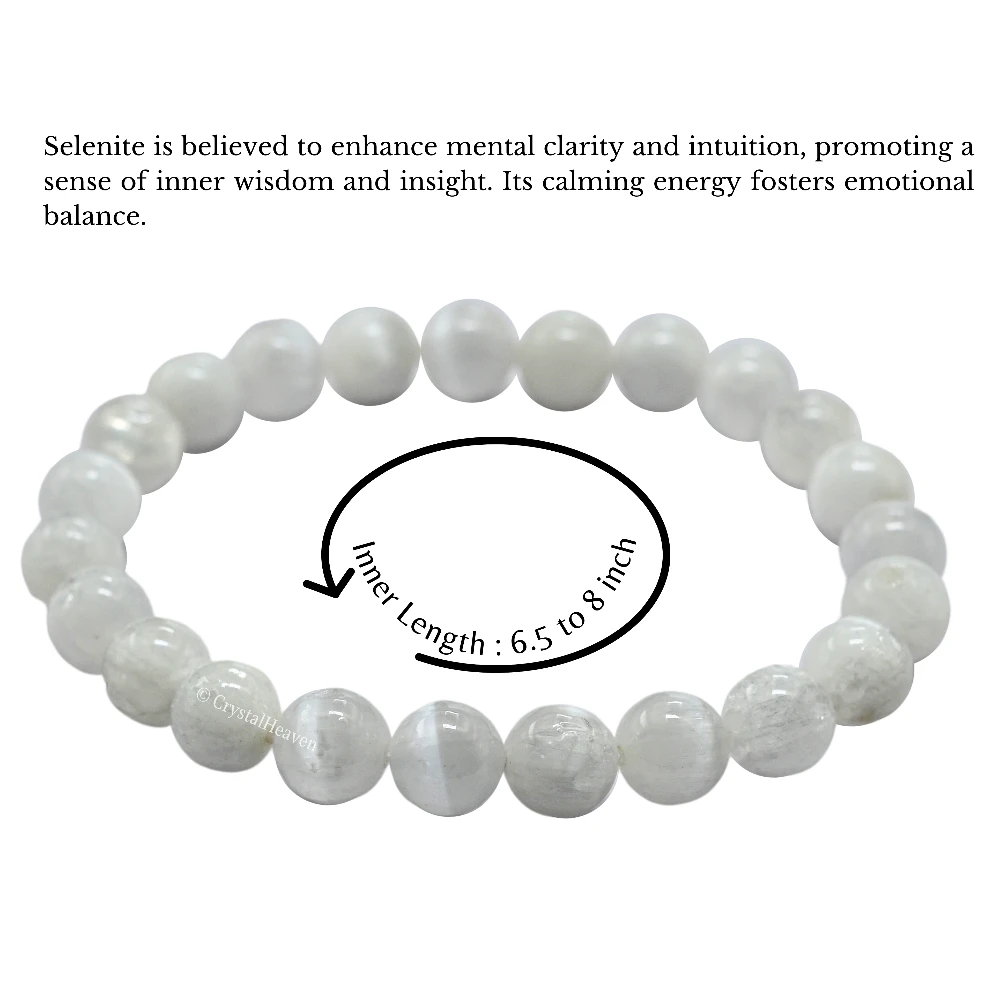 Selenite Bracelet (Elastic)