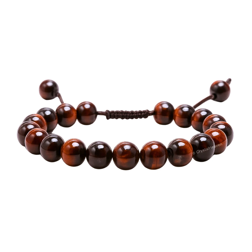Red Tiger Eye Bracelet (Adjustable)