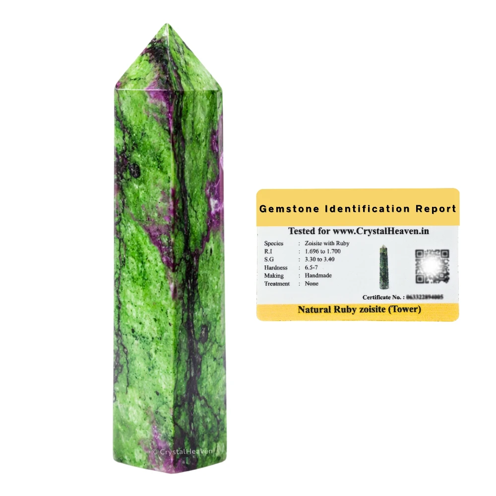 Ruby Zoisite Crystal Tower (2" to 3" inch)