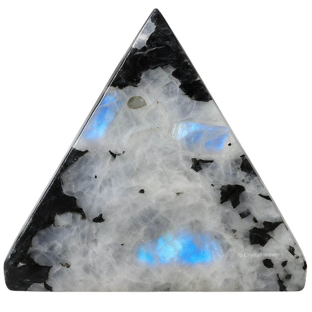 Rainbow Moonstone Pyramid (1.5 Inch)