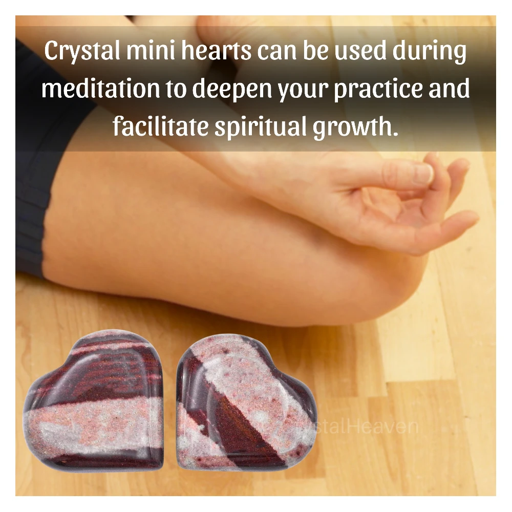 Narmada Shiva Lingam Mini Heart (Pack of 2)