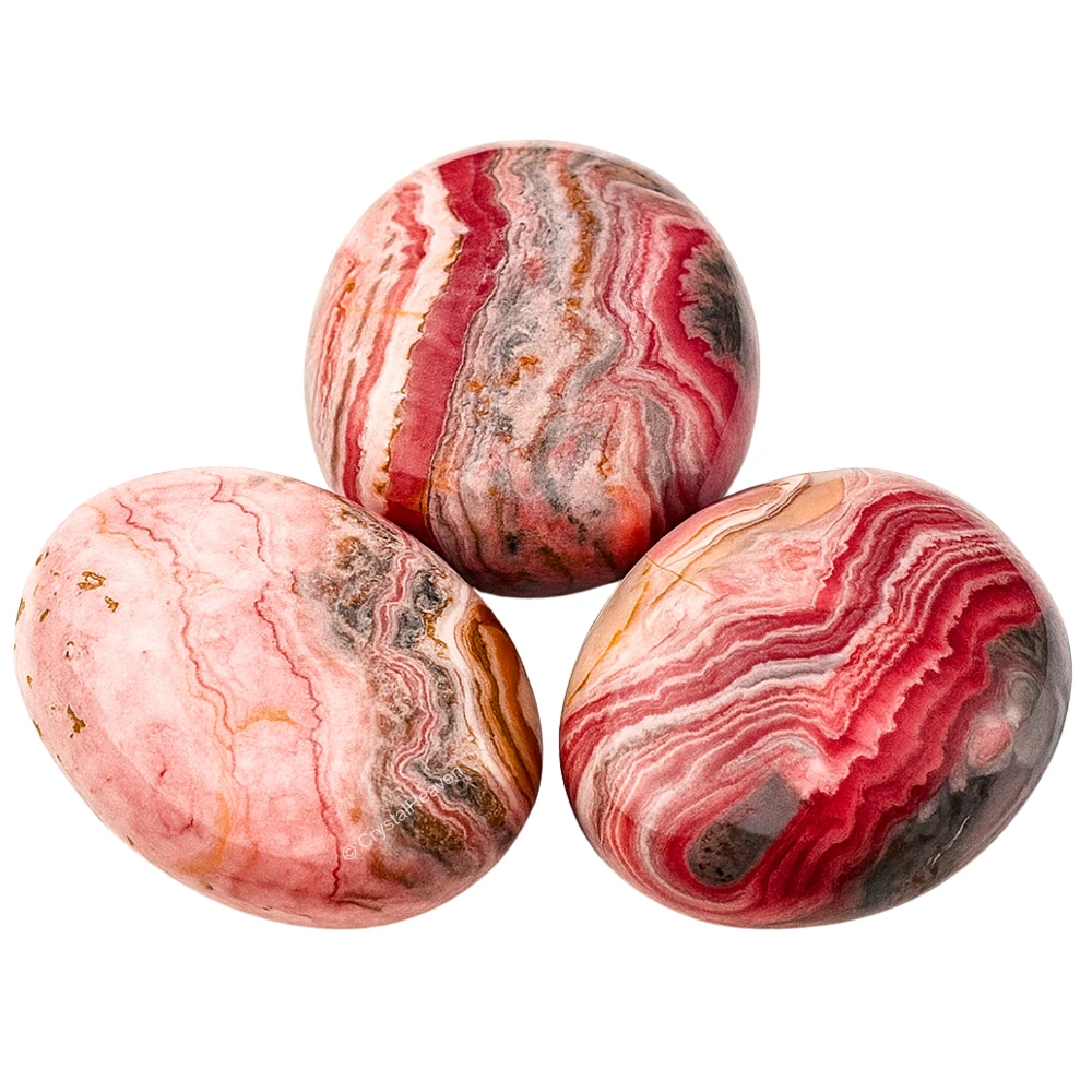 Rhodochrosite Palm Stone