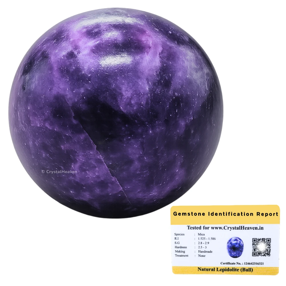 Lepidolite Sphere (2 Inch)