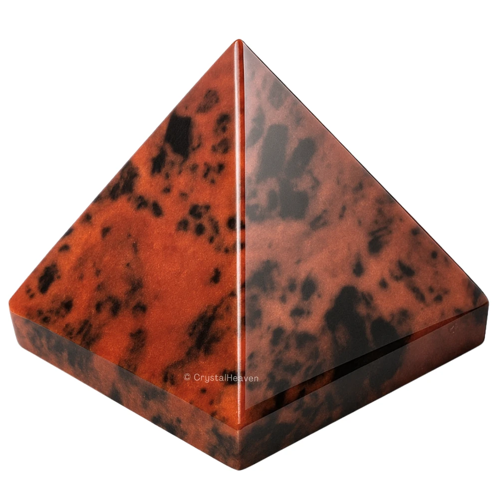 Mahogany Obsidian Pyramid (1.5 Inch)