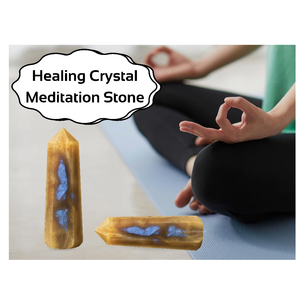 Sun Moonstone Crystal Tower (3" to 4" inch)