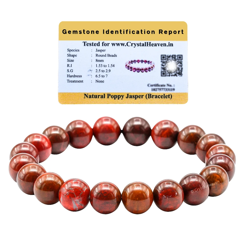 Poppy Jasper Bracelet (Elastic)