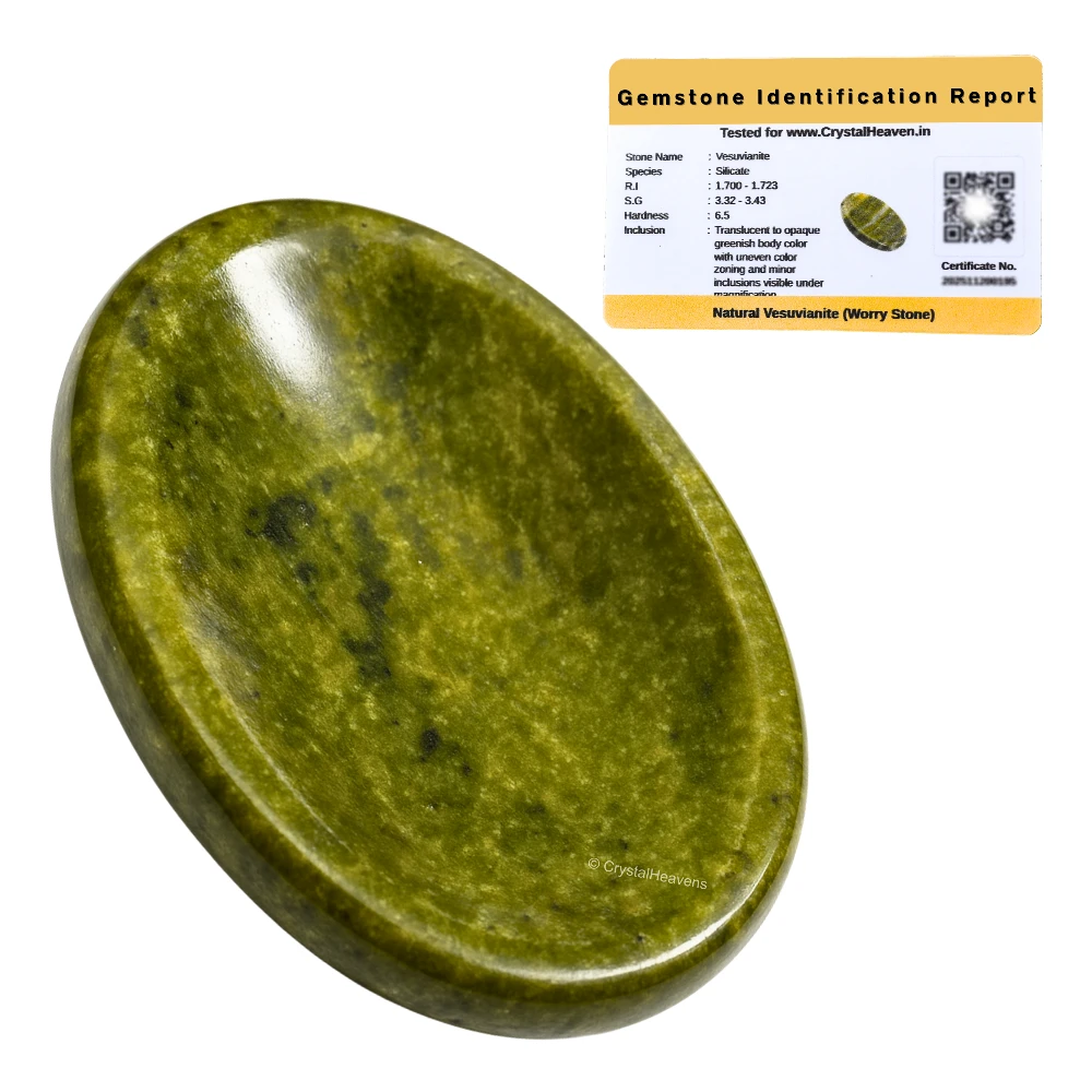 Vesuvianite Worry Stone