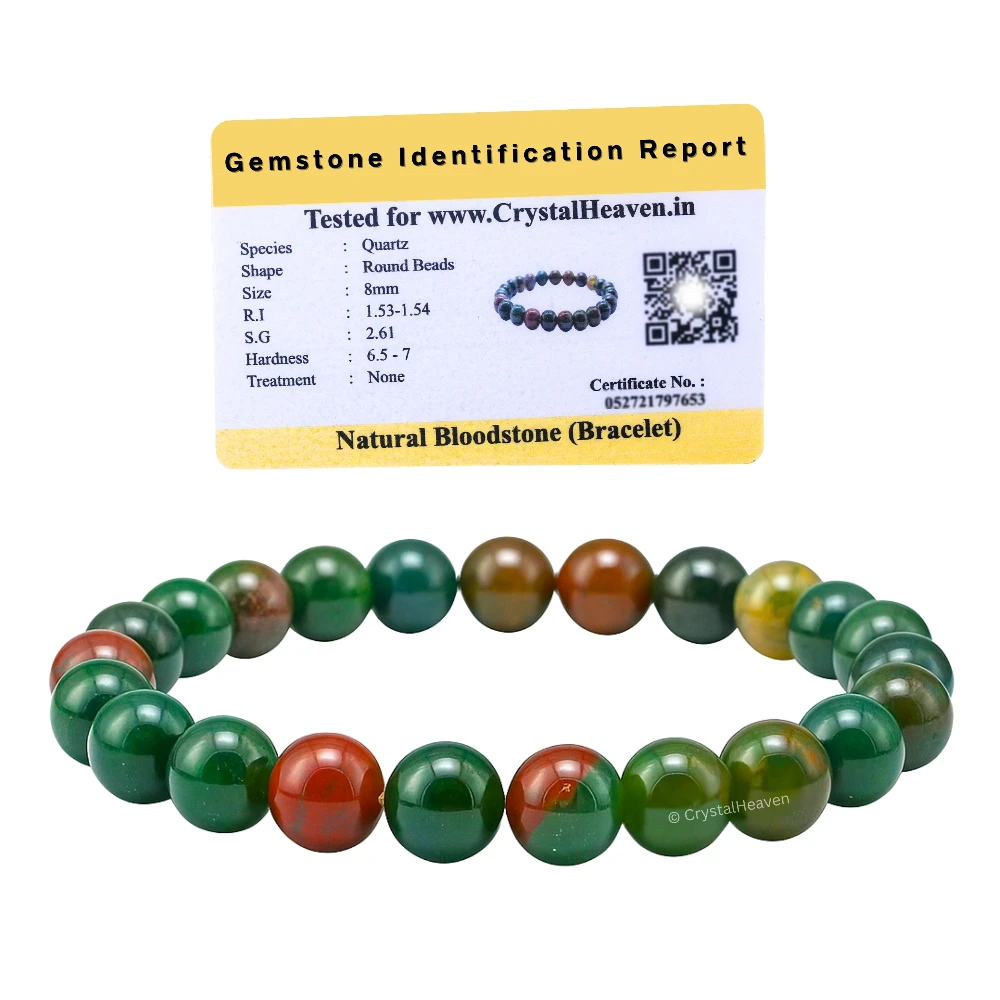 Bloodstone Bracelet (Elastic)