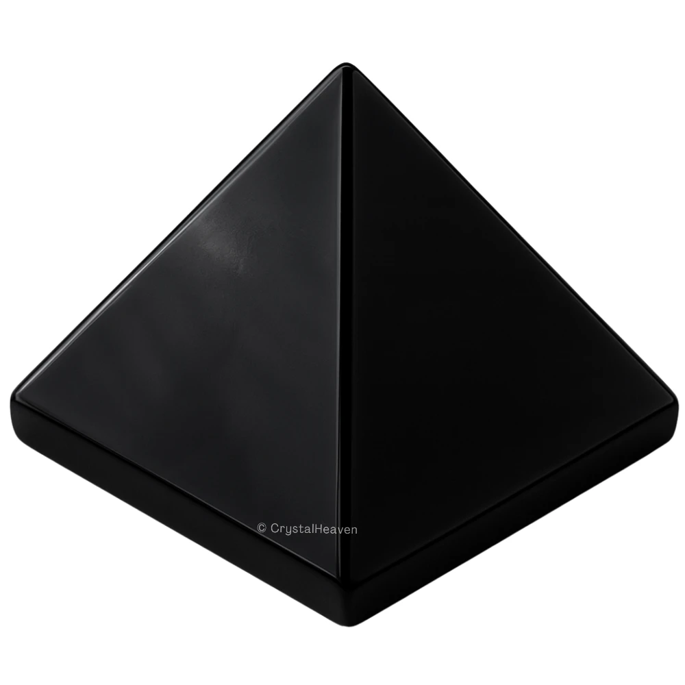 Black Obsidian Pyramid (1.5 Inch)