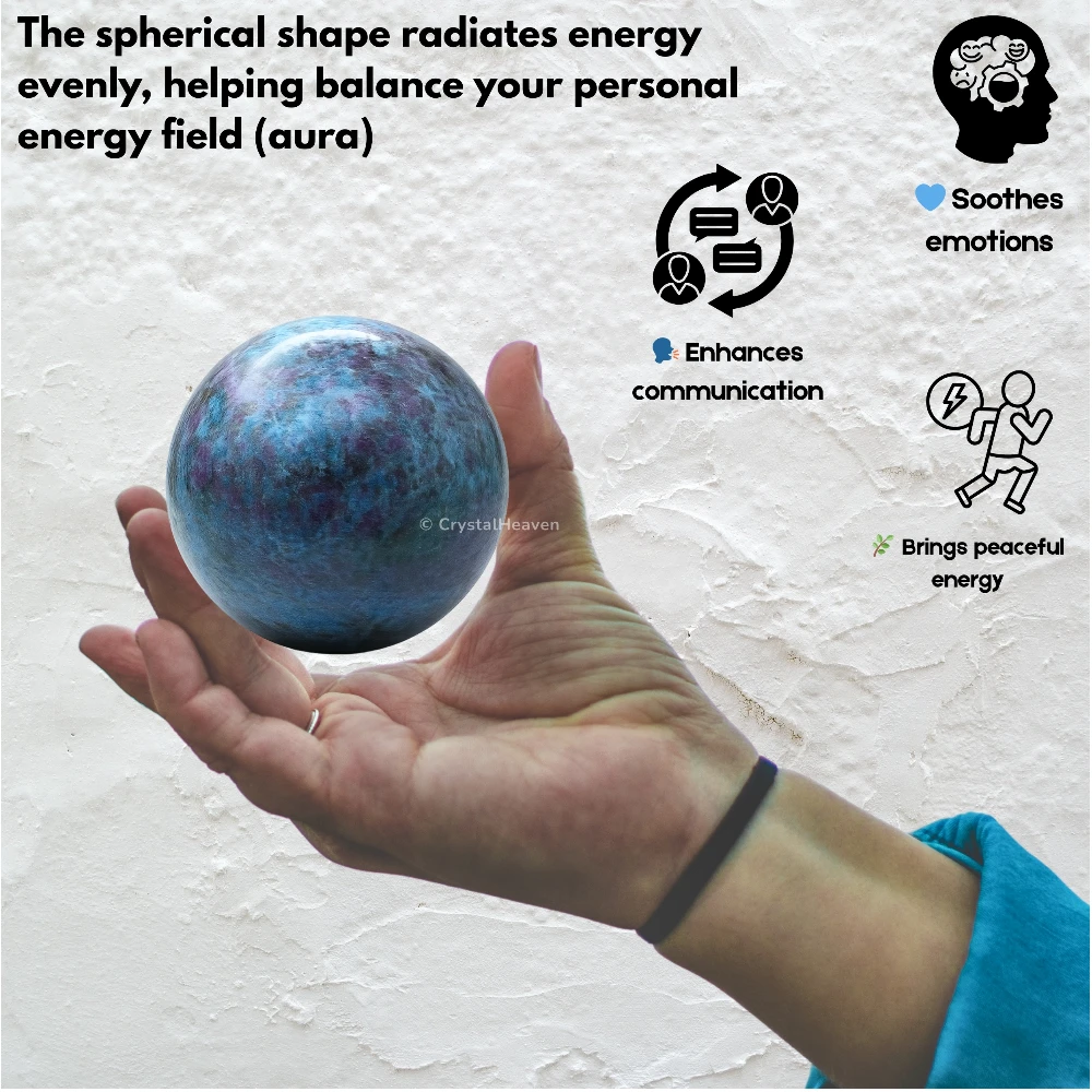 Ruby Kyanite Sphere (2 Inch)