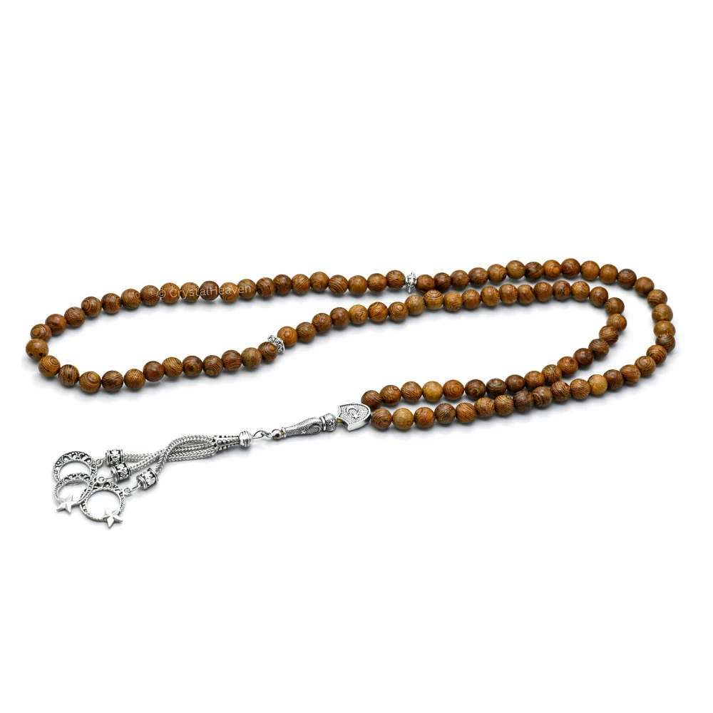 Agar Wood Tasbih (Silver)