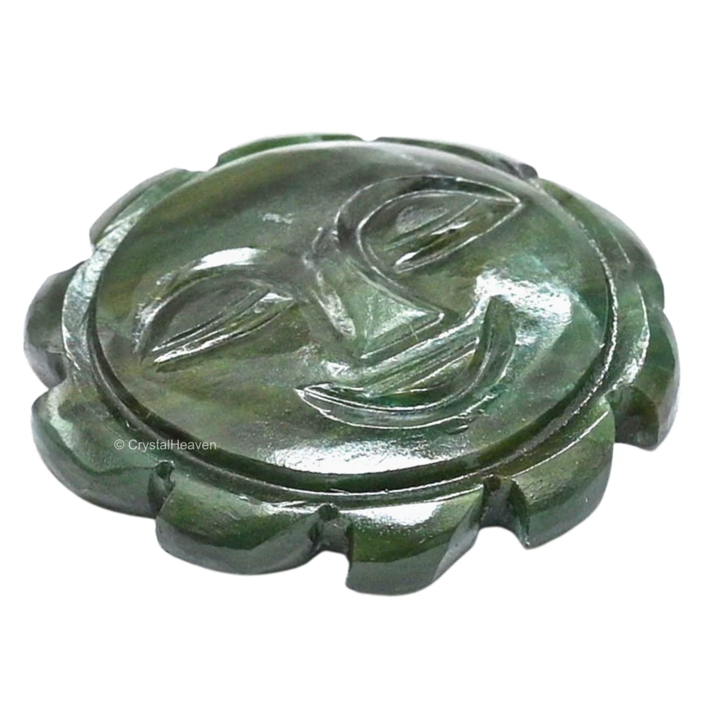 Green Aventurine Surya Face