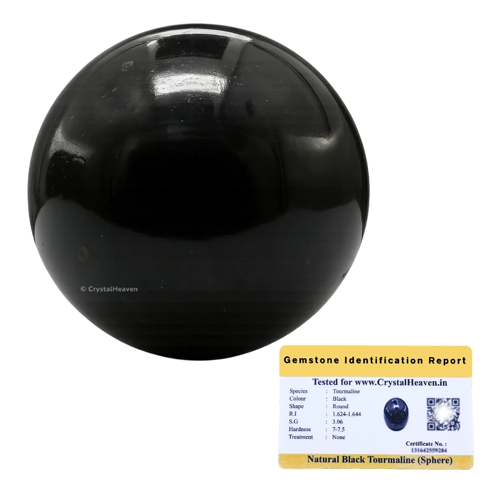 Black Tourmaline Sphere (2 Inch)
