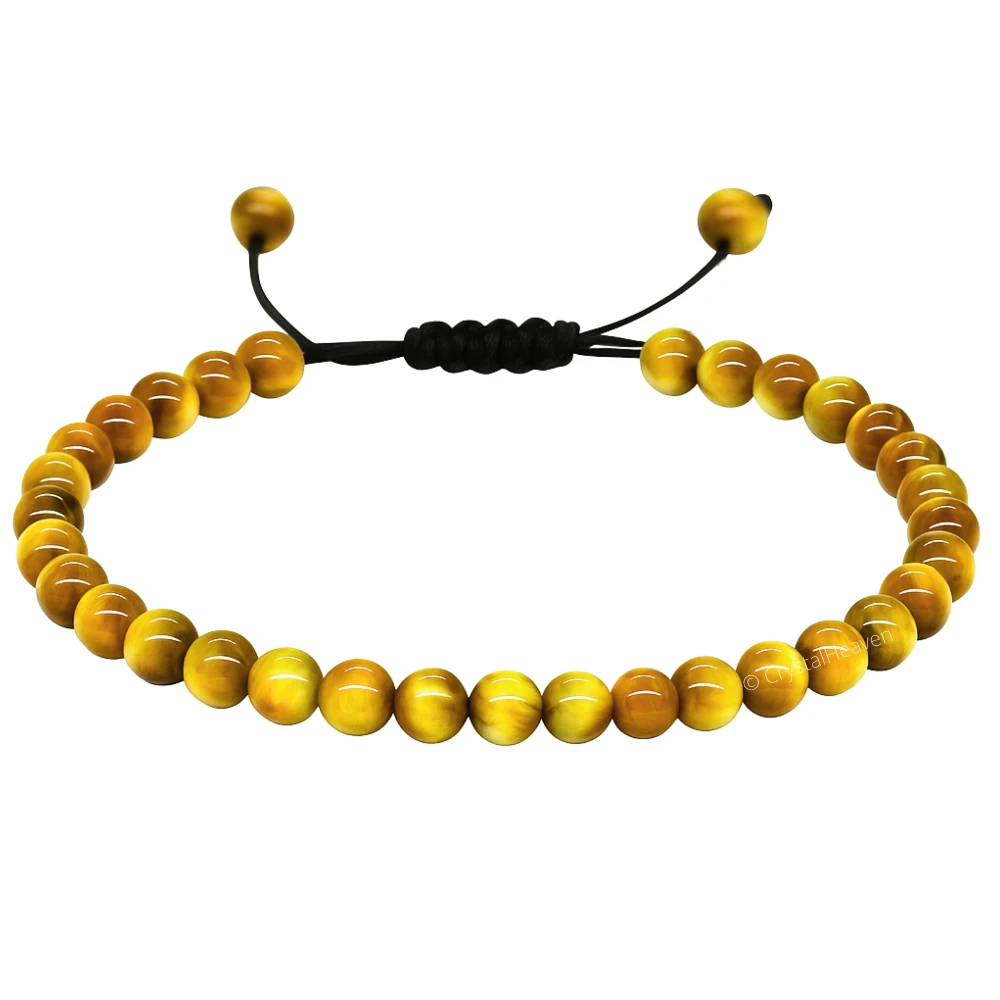 Yellow Cats Eye Anklet