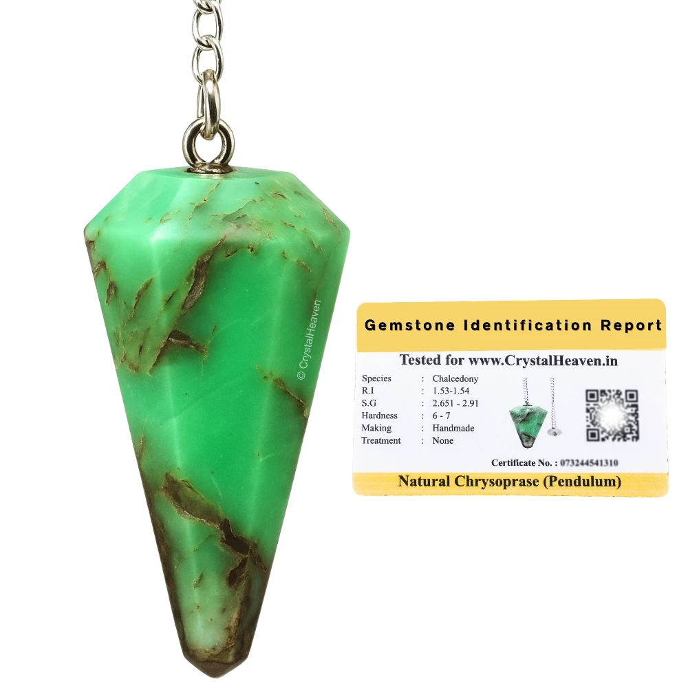 Chrysoprase Pendulum
