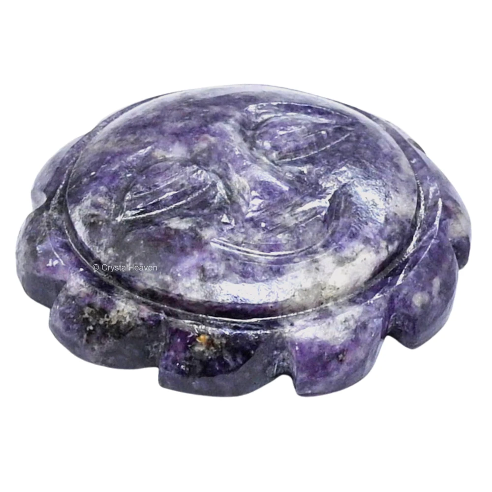 Lepidolite Surya Face