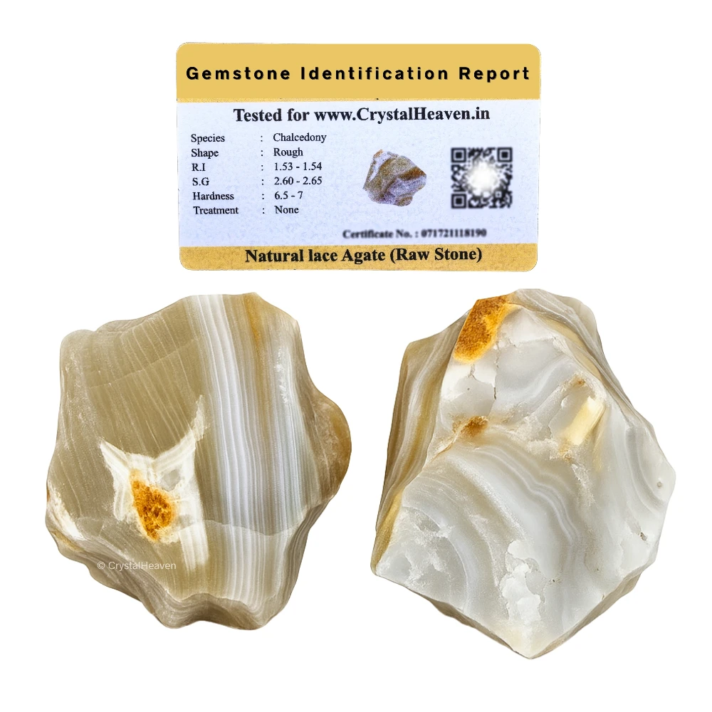 Raw Lace Agate Crystals (1 Piece)