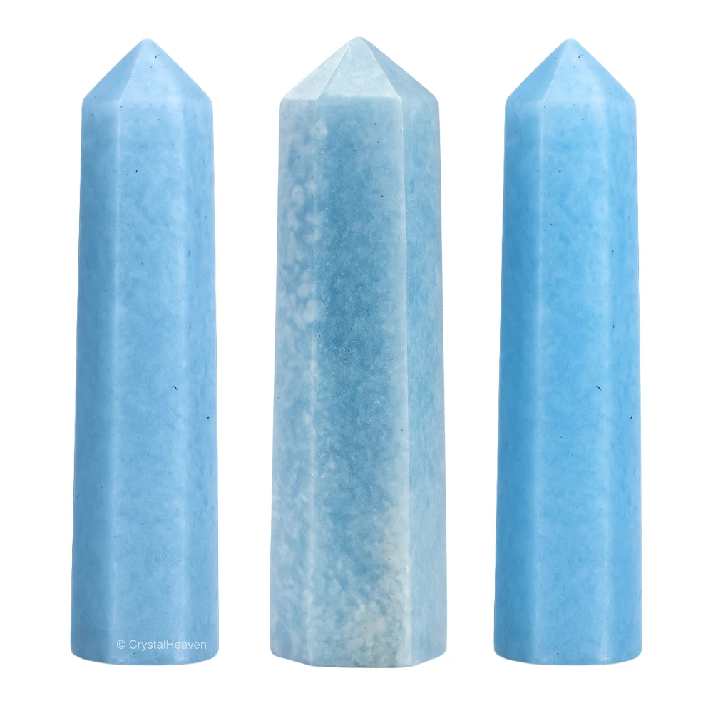 Blue Calcite Pencil Points