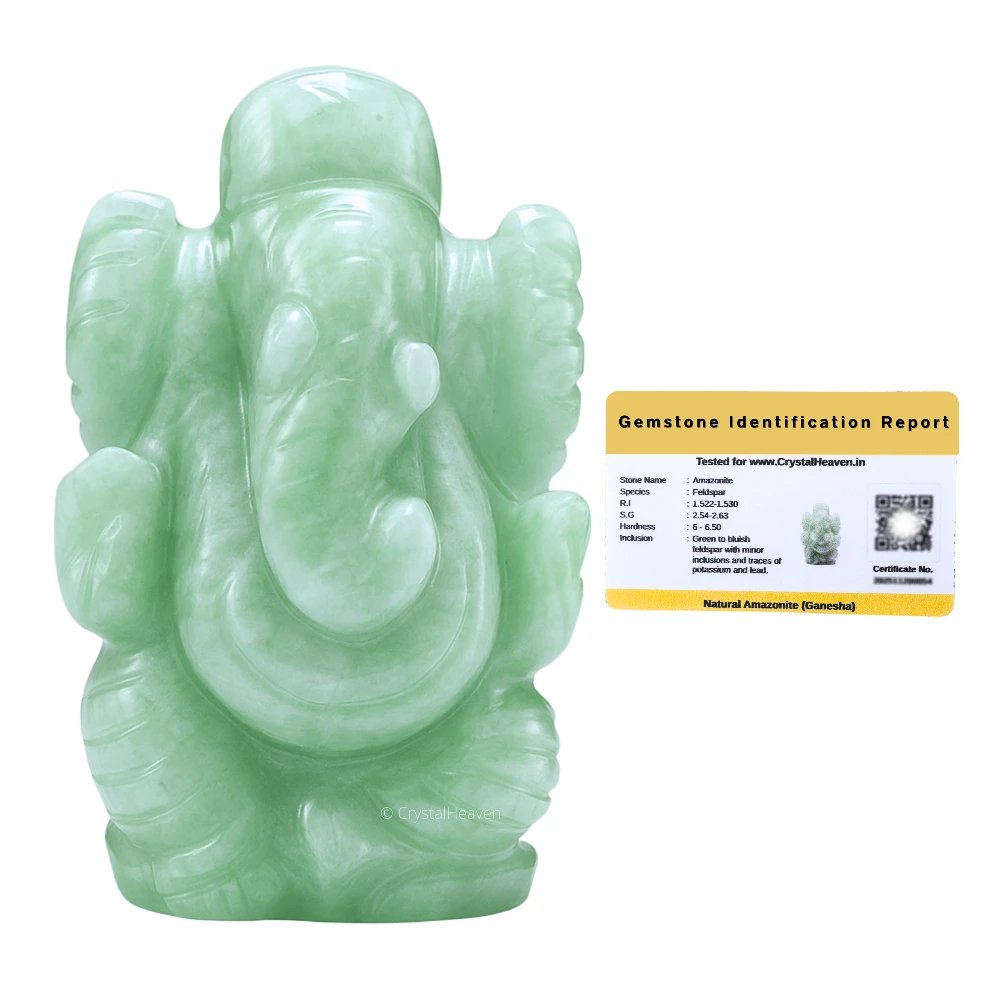 Amazonite Crystal Ganesh Ganpati