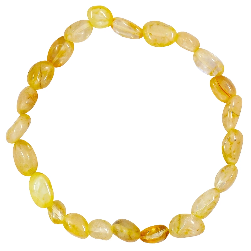Citrine Tumbled Bracelet (Elastic)