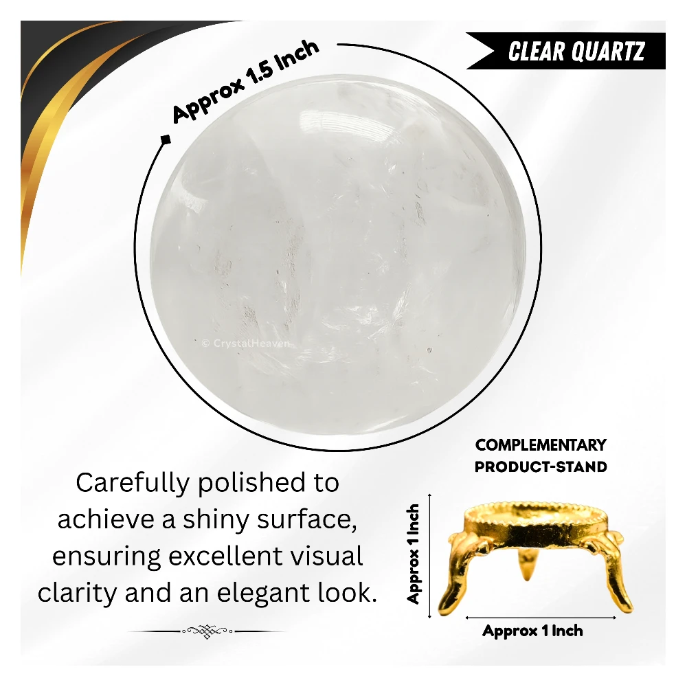 Clear Quartz Sphere (1.5 Inch)