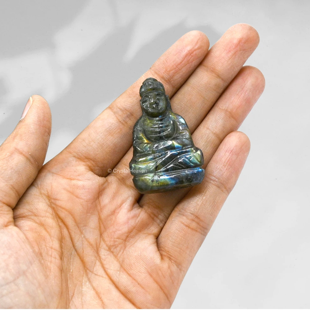 Labradorite Buddha Statue