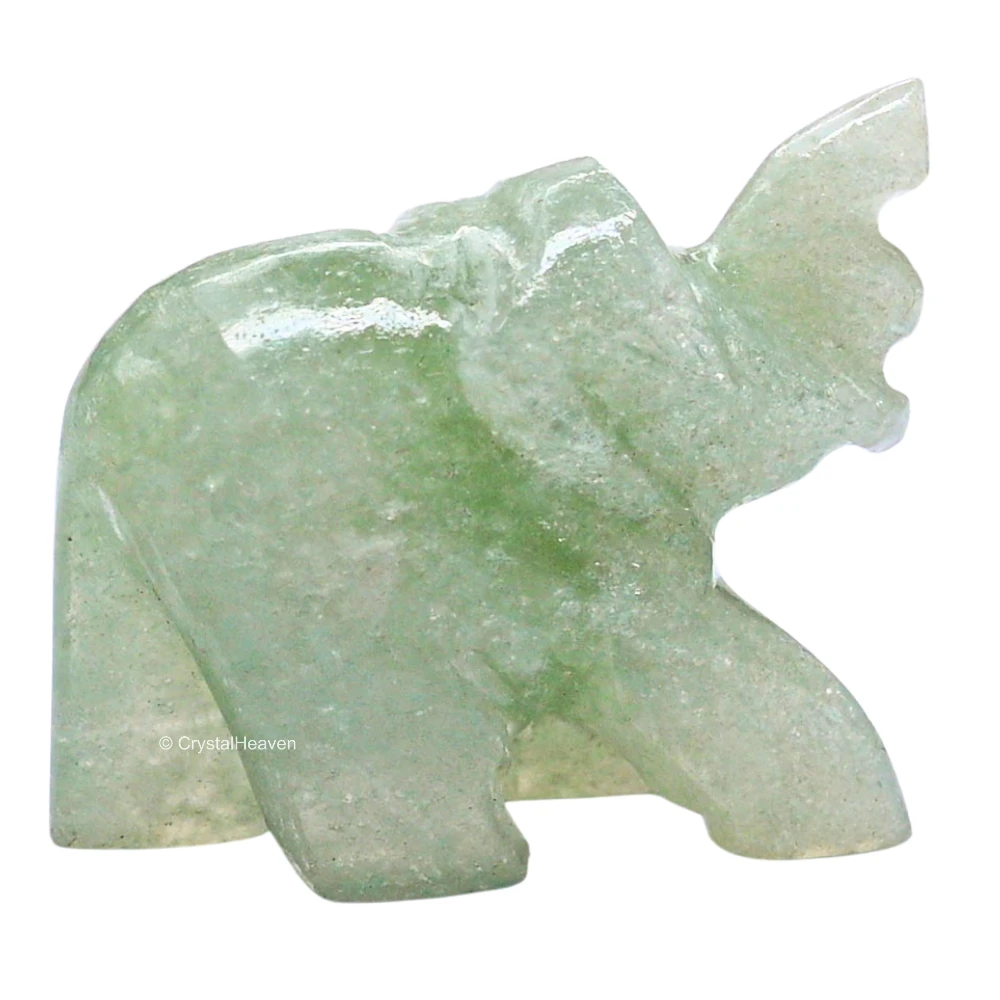 Green Aventurine Crystal Elephant