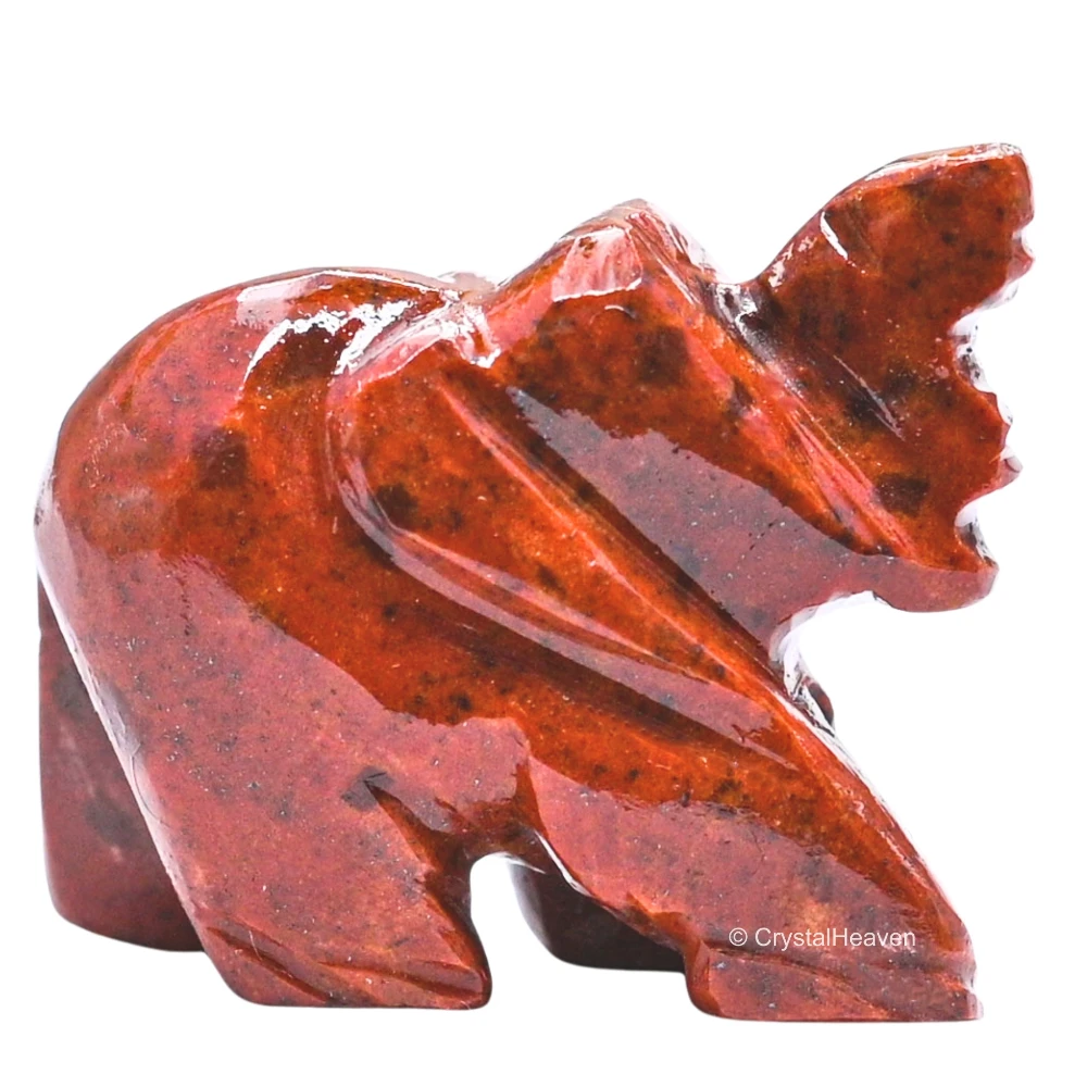 Red Jasper Crystal Elephant