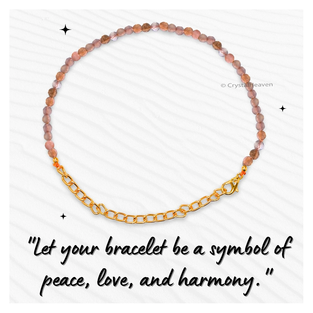 Golden Moonstone Bracelets - 2mm Faceted Beads (Gold)