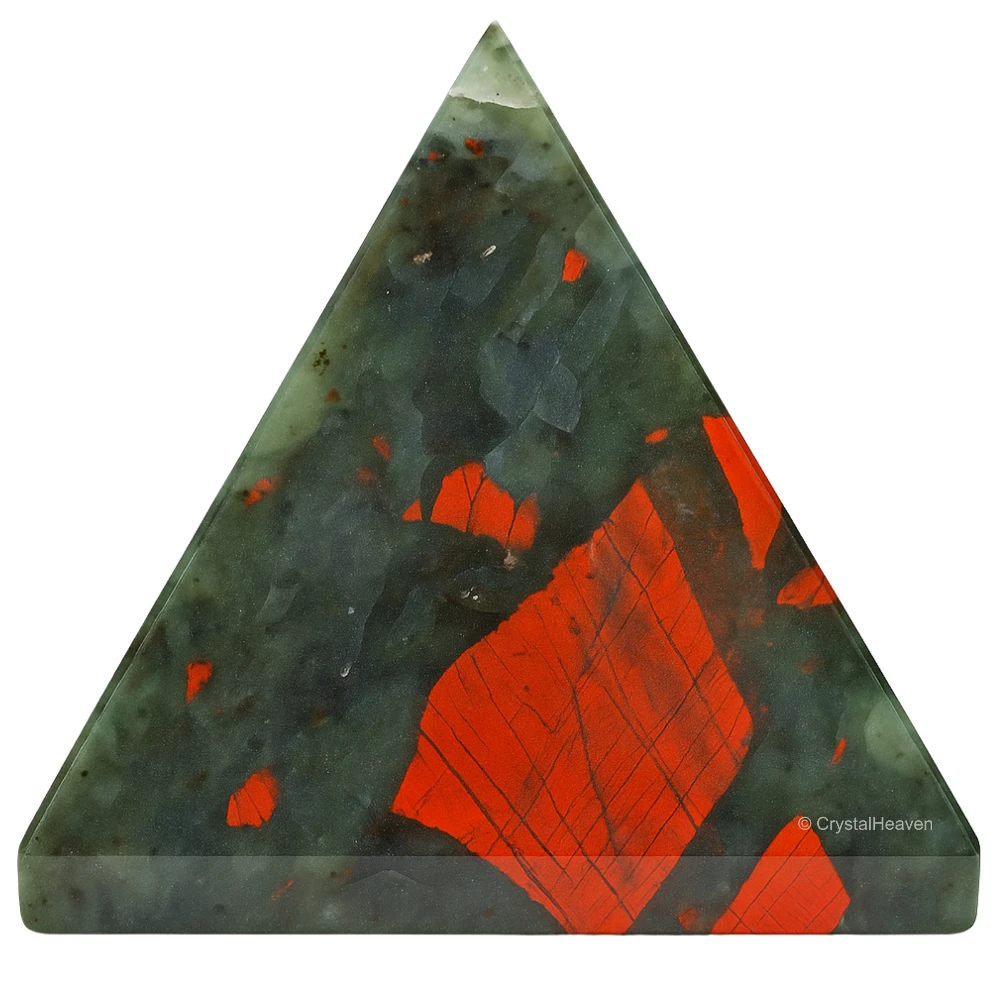African Bloodstone Pyramid (1.5 Inch)
