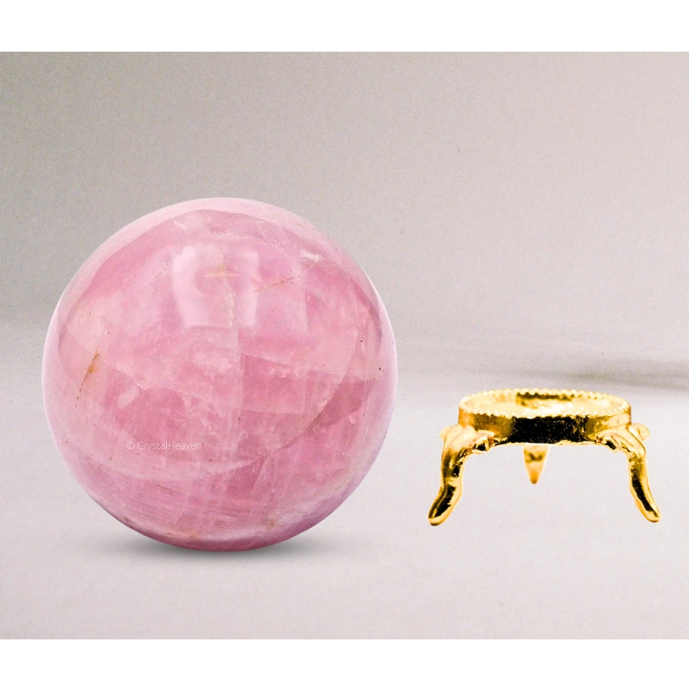Large Rose Quartz Sphere (3 Inch)