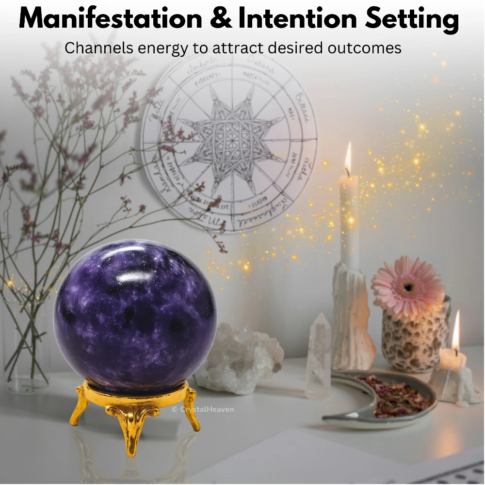 Lepidolite Sphere (1.5 Inch)
