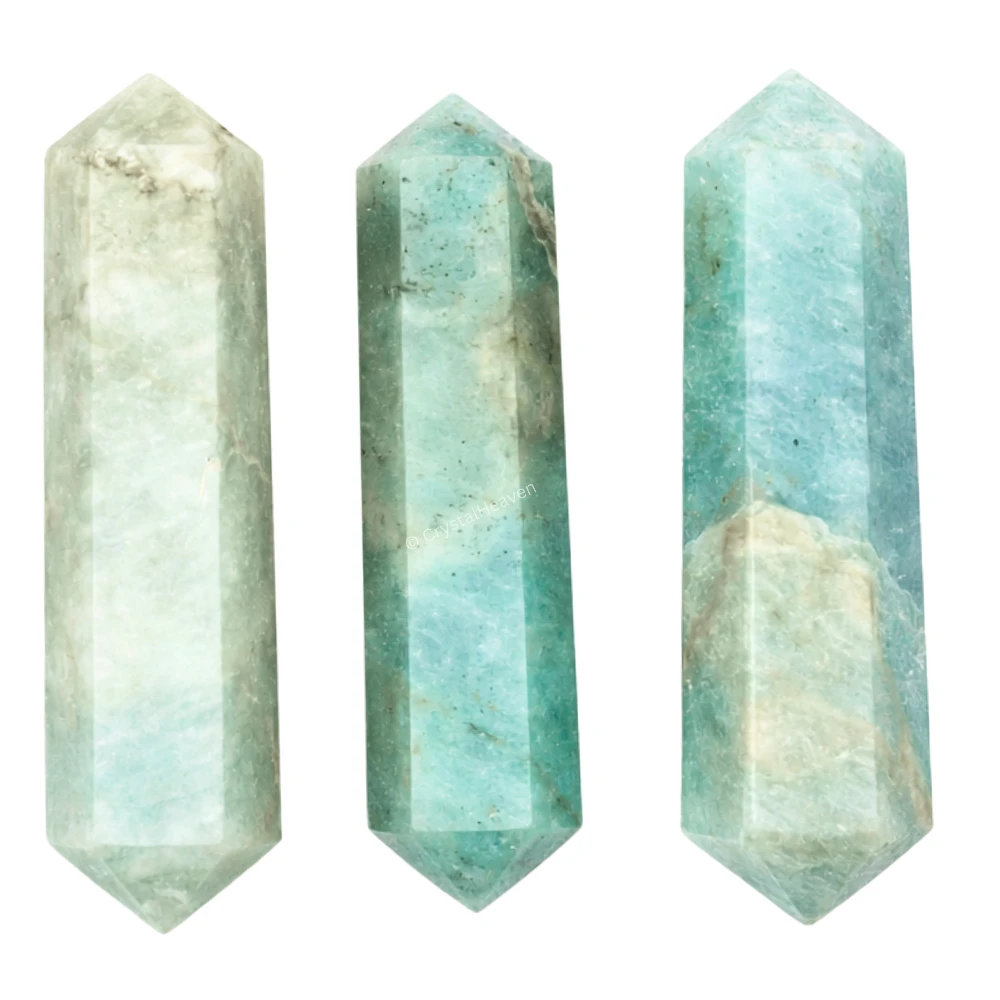 Aquamarine Pencil Points (Double Terminated) (Set of 3)