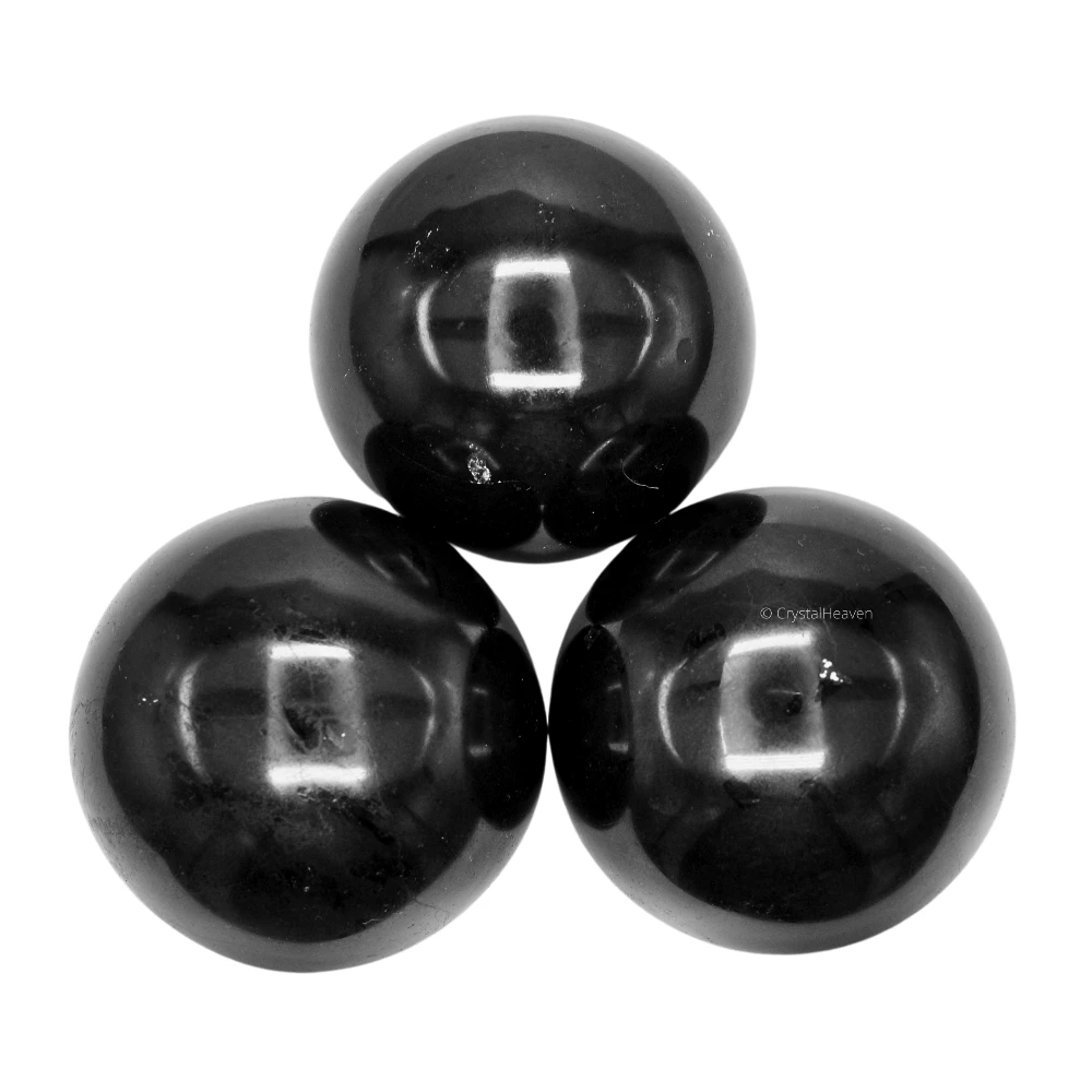 Large Black Tourmaline Sphere (2.5 Inch)