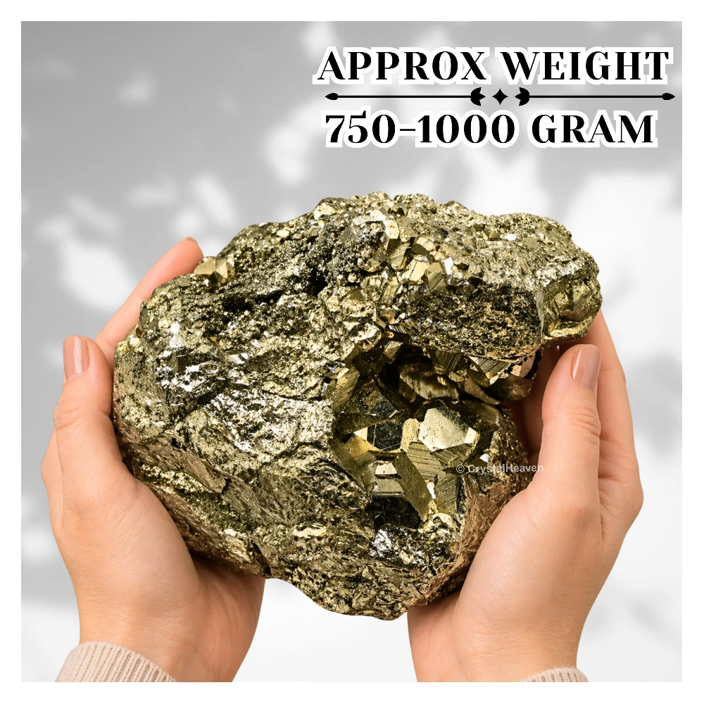 Pyrite Stone Crystal Cluster (750 to 1000)