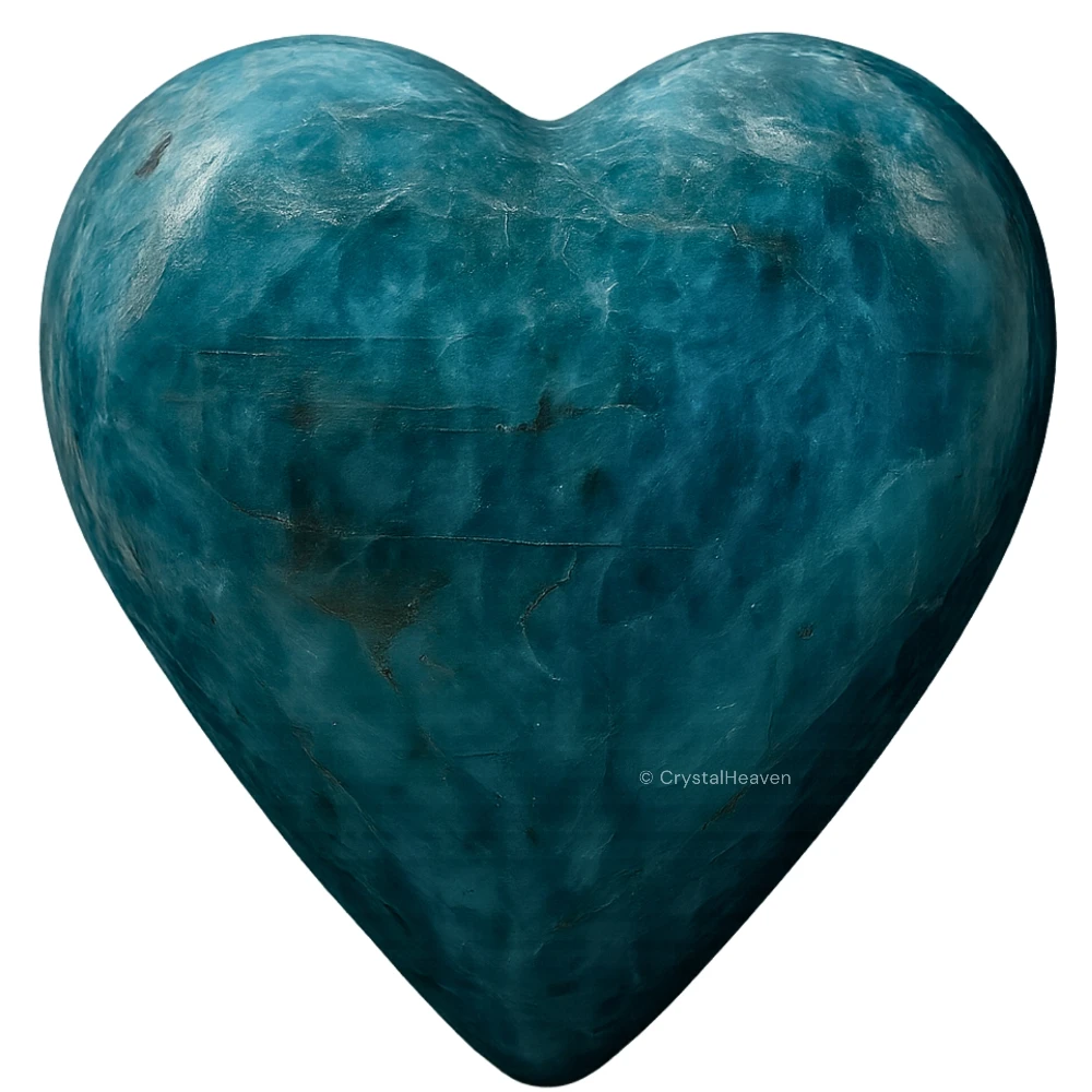 Green Apatite Heart