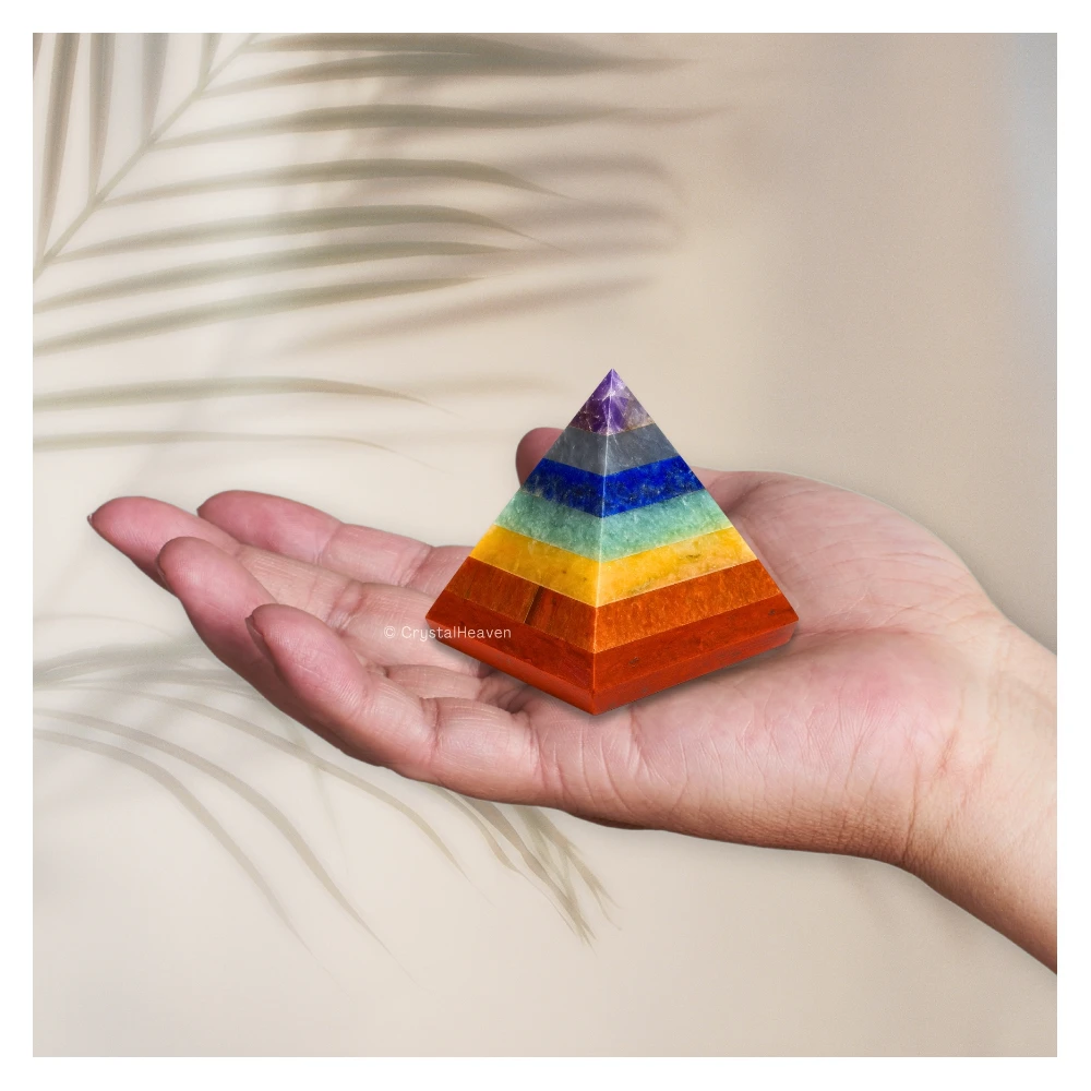 7 Chakra Pyramid (1.5 Inch)