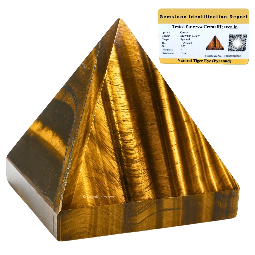 Tiger Eye Pyramid (1 Inch)