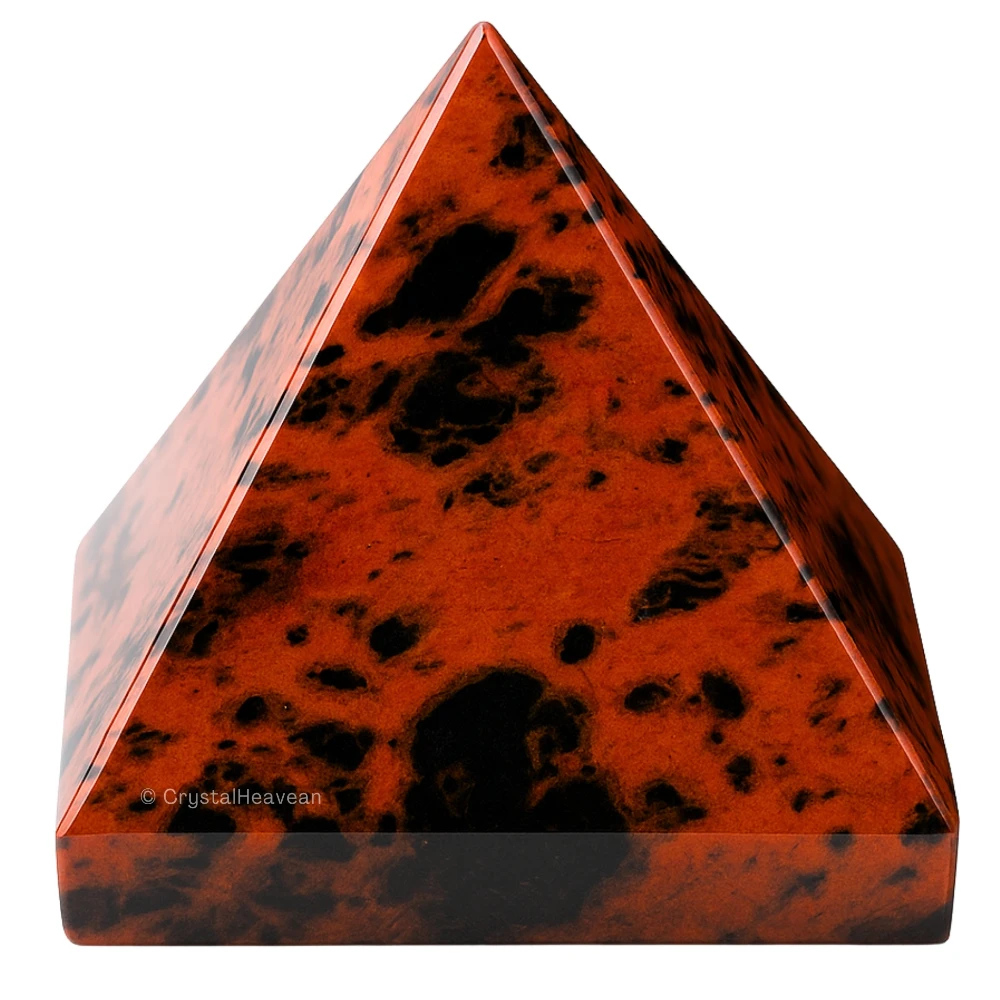 Mahogany Obsidian Pyramid (1 Inch)