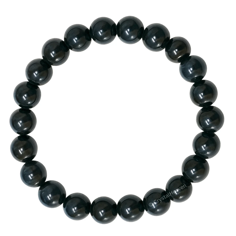 Blue And Black Tiger Eye Bracelet (Elastic)