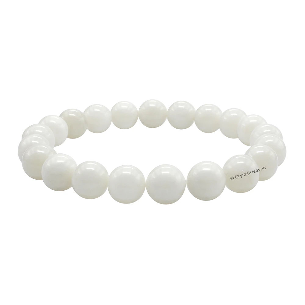 White Moonstone Bracelet (Elastic)