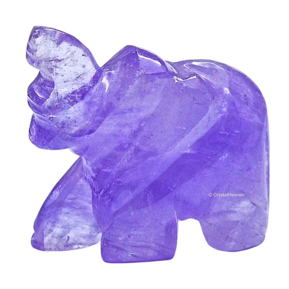 Amethyst Crystal Elephant