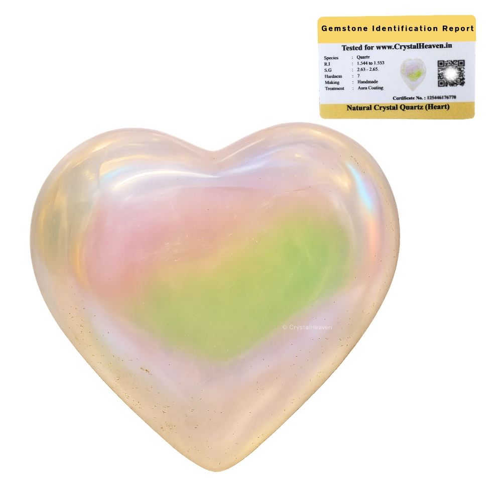 Aura Quartz Heart