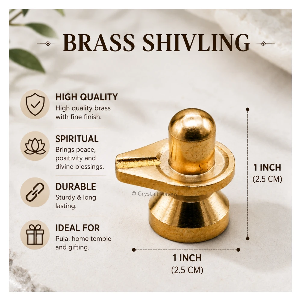 Shivling Bass Idol Figurine (60 Gram, 1 Inch)
