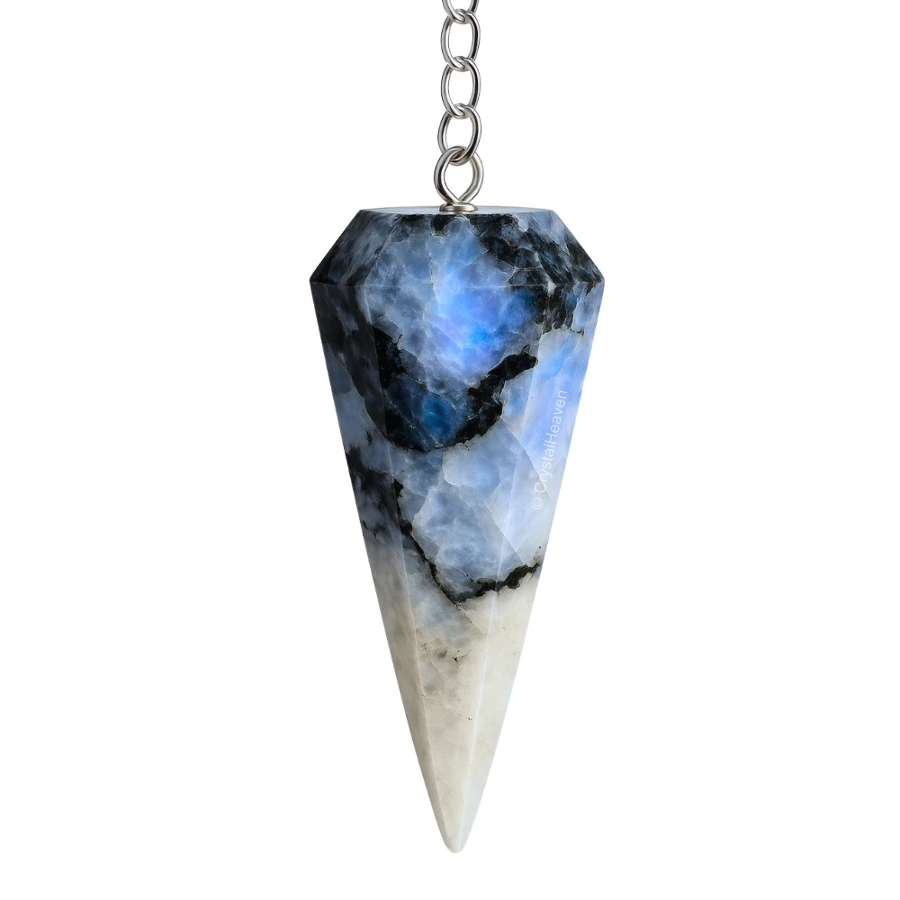 Rainbow Moonstone Pendulum