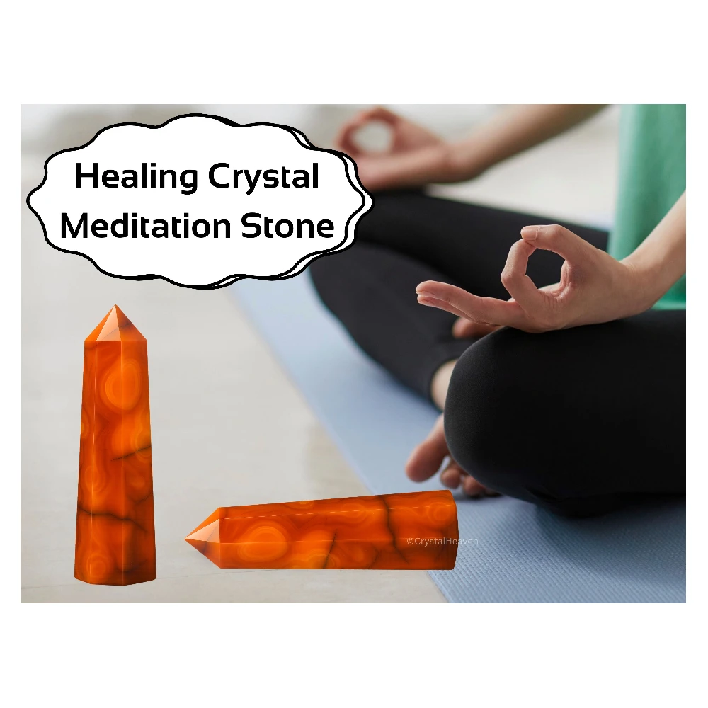 Carnelian Crystal Tower (3" to 4" inch)