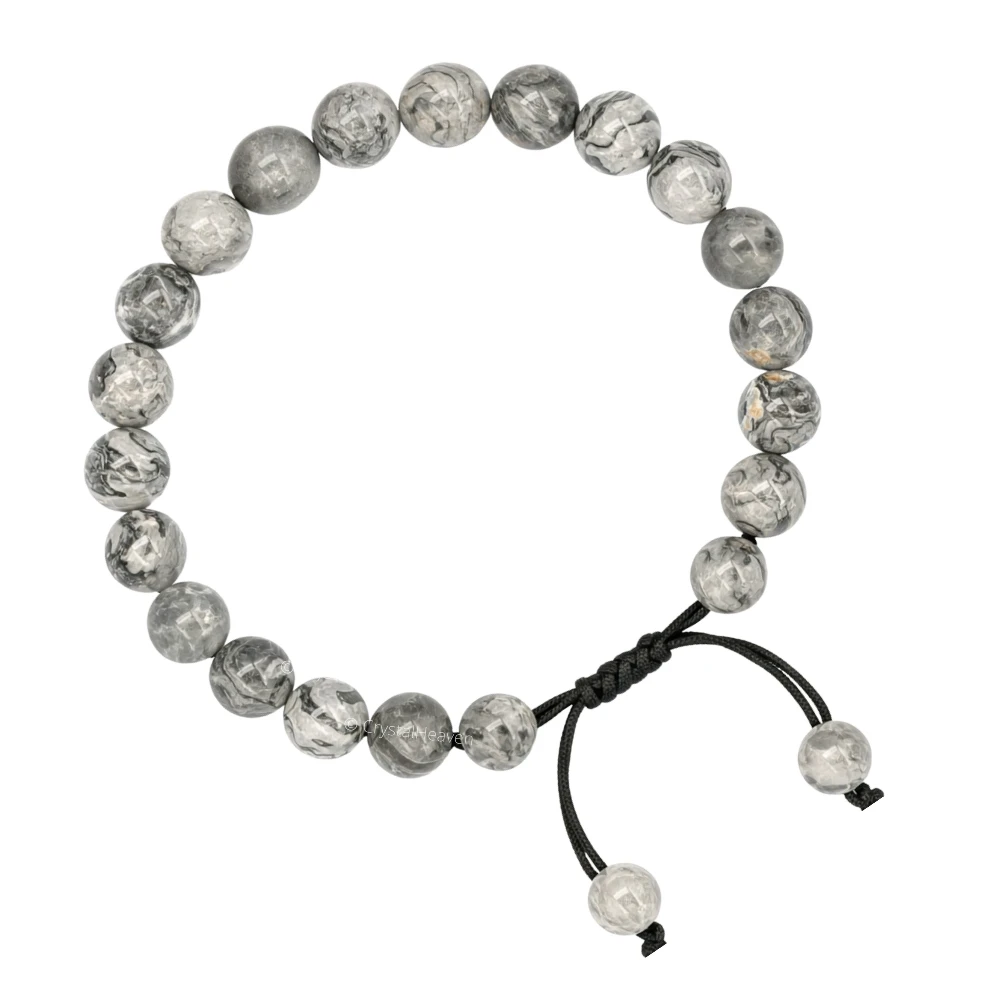 Map Stone Bracelet (Adjustable)