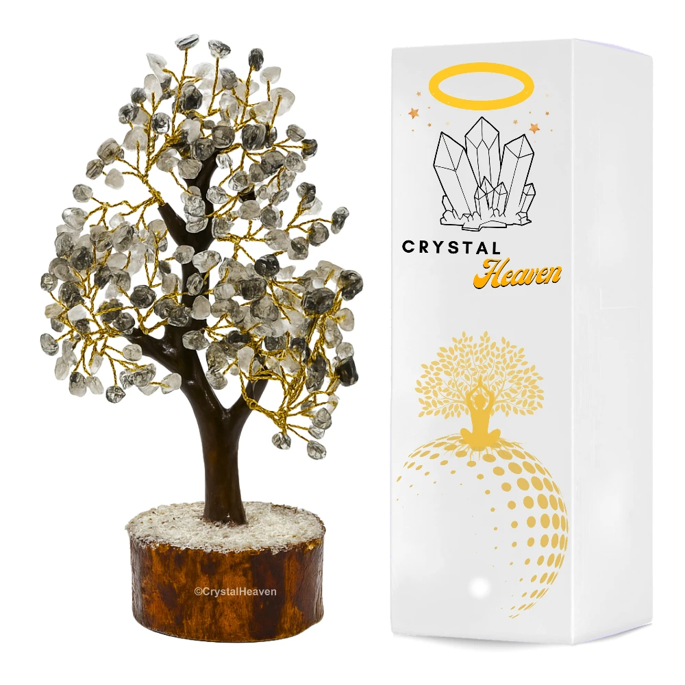 Black Rutilated Quartz Tree (200 Chips)